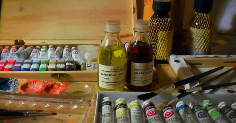 How To Use Safflower Oil For Oil Painting!